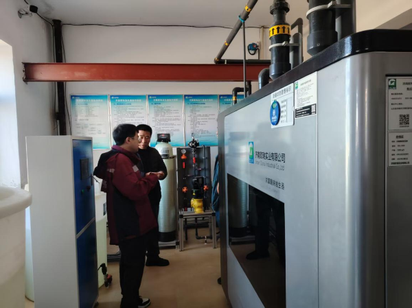 扎賚諾爾區(qū)疾控中心開展集中式供水單位水質(zhì)消毒方式現(xiàn)場(chǎng)調(diào)查，筑牢飲水安全防線